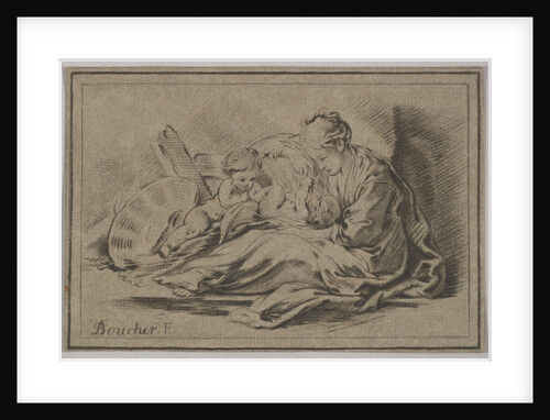 Mother with Two Children, 18th century by Jurriaan Cootwijk