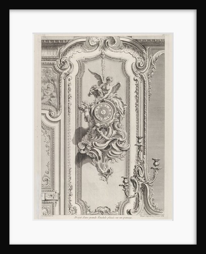 Projet d'une grande Pendule, from 'Oeuvre de Juste Aurele Meissonnier', ca. 1742-48 by Juste-Aurele Meissonier