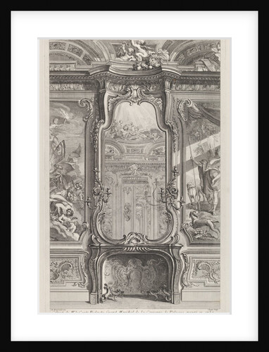 Cabinet de Mr le Compte Bielinski, from 'Oeuvres de Juste Aurelle Meissonnier', ca. 1742-48 by Juste-Aurele Meissonier
