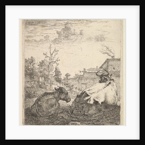 The Cow and the Calf, 17th century by Karel Du Jardin