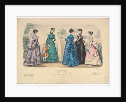 Le Coquet, No. 22, from Journal des Modes Spécial pour Couturières, July 1, 1869 by Laure Noel