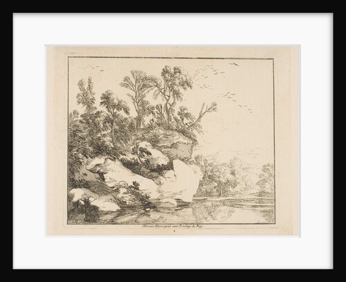 The Covered Rocks, 1640 by Laurent de la Hyre