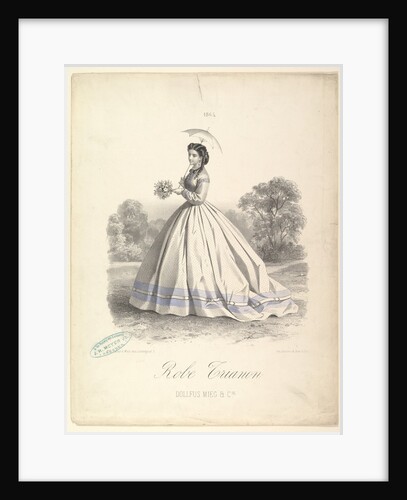 Robe Trianon, Dollfus Mieg & Cie, 1865 by Lemercier et Compagnie