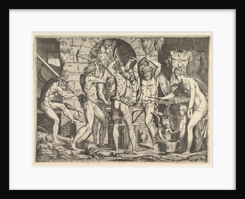 Venus in Vulcan's Forge, 1546-47 by Leon Davent