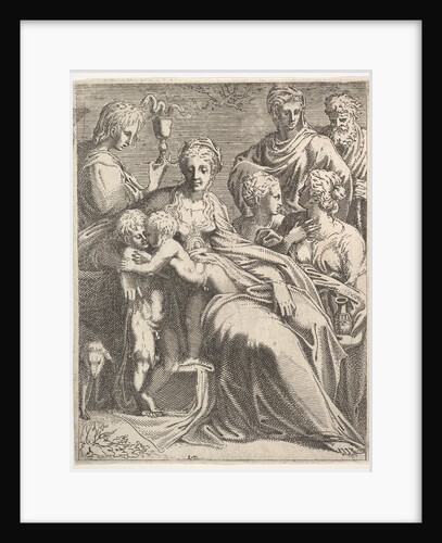 Virgin and Child with Saints, ca. 1550-56 by Leon Davent