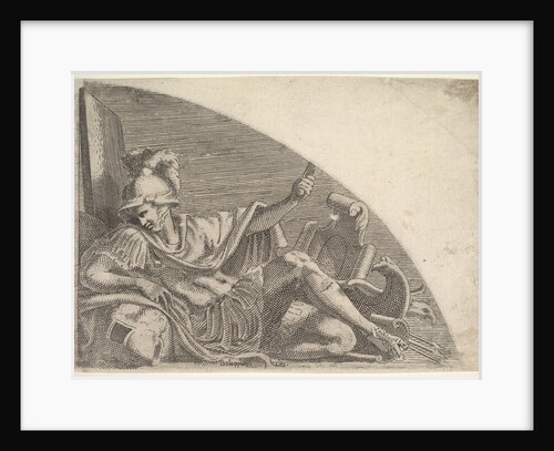 Mars Seated Amid Trophies, 1540-56 by Leon Davent