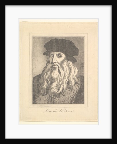 Portrait of Leonardo da Vinc by Unknown