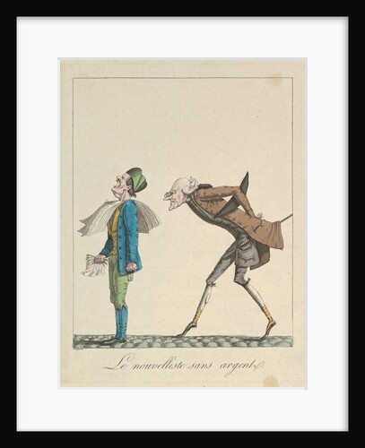 Le Nouvelliste Sans Argent, 1814 by Louis Maleuvre