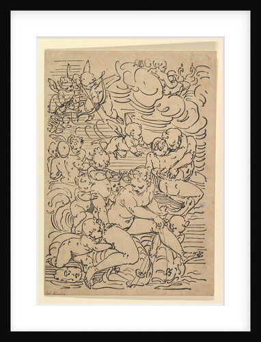 The Triumph of Amphitrite, ca. 1550-1580 by Luca Cambiaso