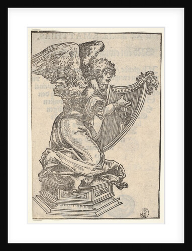 A Silver Statuette of an Angel Playing the Harp, from the Large Series of Wittenberg Reliq…, 1509 by Lucas Cranach the Elder