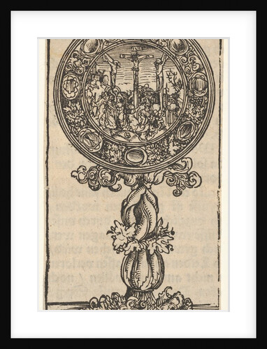 A Silver-Gilt Pacifical with a Crucifixion, from the Large Series of Wittenberg Reliquaries, 1509 by Lucas Cranach the Elder