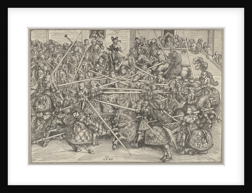 The Third Tournament, 1509 by Lucas Cranach the Elder