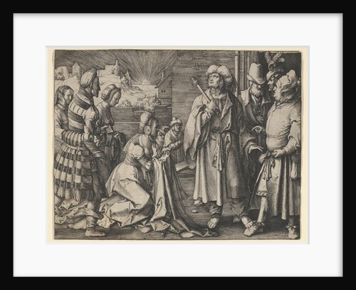 Potiphar's Wife Acuses Joseph, 1512 by Lucas van Leyden