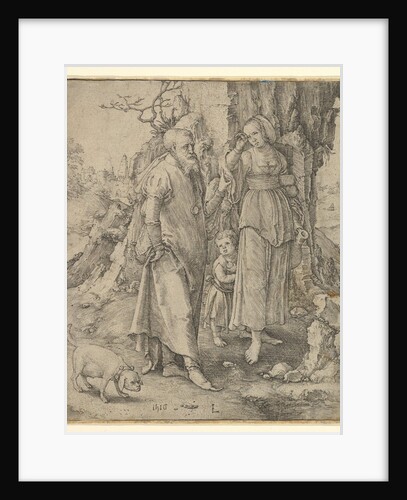 Abraham Sending Away Hagar, 1516 by Lucas van Leyden
