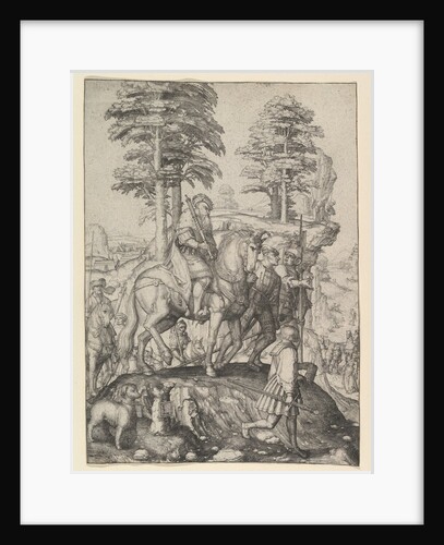 Abigail Before David, ca. 1507 by Lucas van Leyden