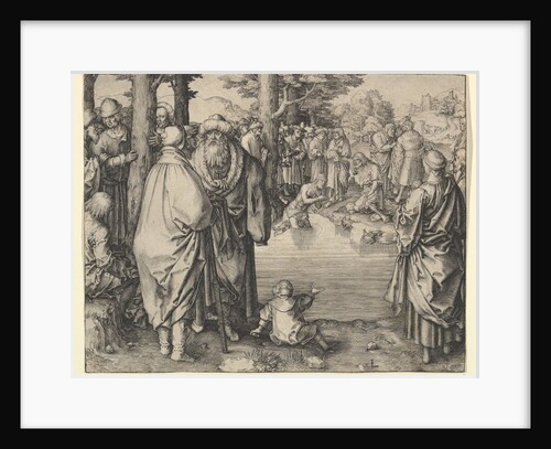 The Baptism of Christ in the River Jordan, ca. 1510 by Lucas van Leyden