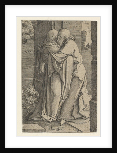 St. Joachim Embracing St. Anna, 1520 by Lucas van Leyden