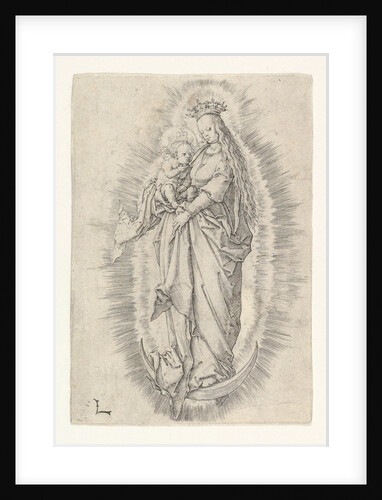 The Crowned Virgin With Child in Glory, ca. 1512 by Lucas van Leyden