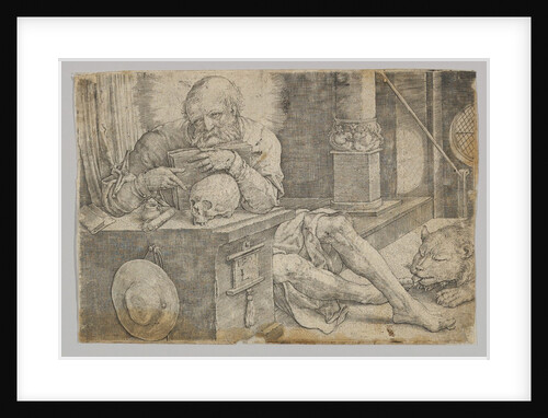 St. Jerome in his Study, 1521 by Lucas van Leyden