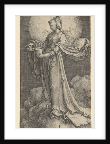 St. Mary Magdalene on the Clouds, 1518 by Lucas van Leyden