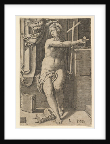 Faith, from the series The Seven Virtues, 1530 by Lucas van Leyden