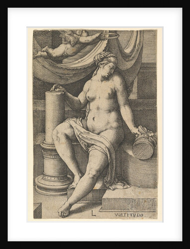 Fortitude, from the series The Seven Virtues, 1530 by Lucas van Leyden