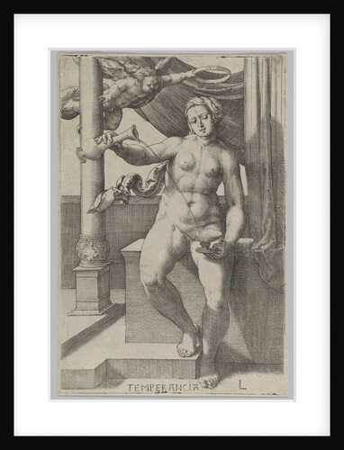 Temperance, from the series The Virtues, 1530 by Lucas van Leyden