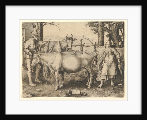 The Milkmaid, 1510 by Lucas van Leyden