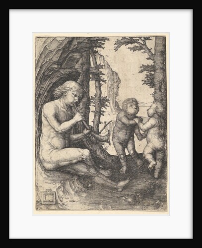 Boy with a Trumpet, ca. 1507 by Lucas van Leyden