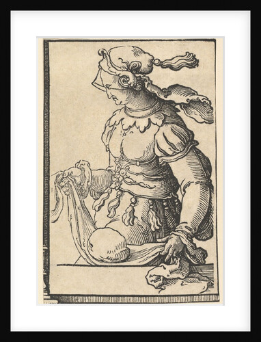 Cumean Sibyl, from the series of Sibyls, ca. 1530 by Lucas van Leyden