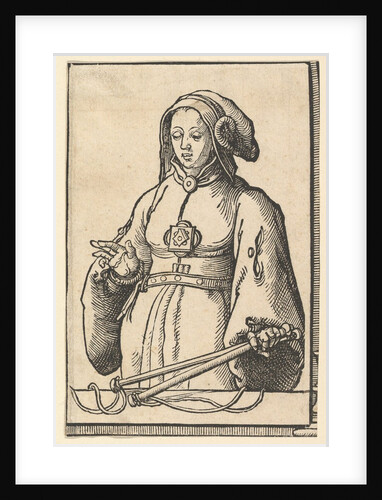 Agrippine Sibyl, from the series of Sibyls, ca. 1530 by Lucas van Leyden