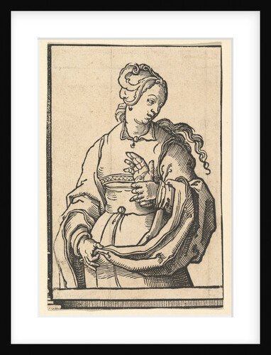 Tiburtine Sibyl, from the series of Sibyls, ca. 1530 by Lucas van Leyden