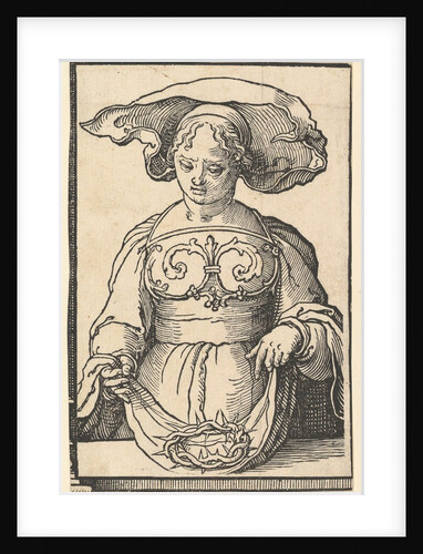 Delphic Sibyl, from the series of Sibyls, ca. 1530 by Lucas van Leyden