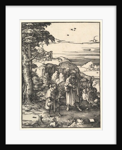 Abraham Going to Sacrifice Isaac, 1517-19 by Lucas van Leyden