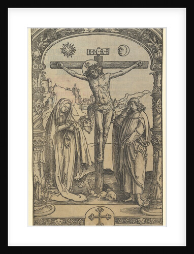 The Crucifixion used in Missale Traiectense, Leiden, 1514, ca. 1512 by Lucas van Leyden