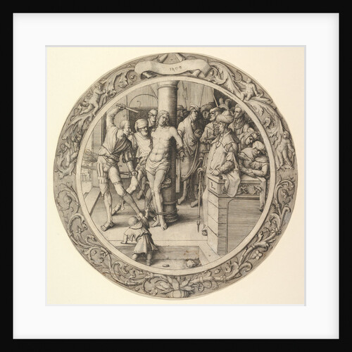The Flagellation, from the Circular Passion, 1509 by Lucas van Leyden
