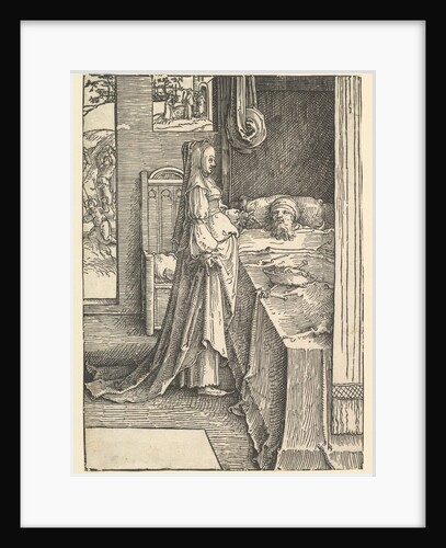 Jezebel Promising Naboth's Vineyards to King Ahab, ca. 1517 by Lucas van Leyden