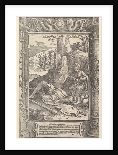 Samson and Delilah, ca. 1517 by Lucas van Leyden