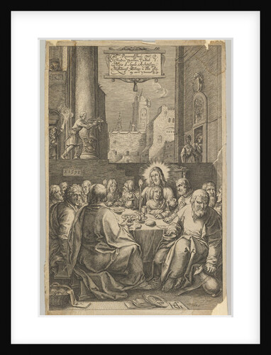 The Last Supper, from The Passion of Christ, ca. 1623 by Ludovicus Siceram