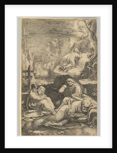 The Agony in the Garden, from The Passion of Christ, ca. 1623 by Ludovicus Siceram