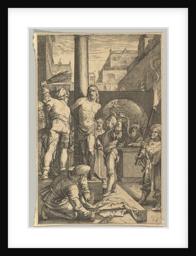 The Flagellation, from The Passion of Christ, ca. 1623 by Ludovicus Siceram