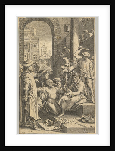 The Crowning with Thorns, from The Passion of Christ, ca. 1623 by Ludovicus Siceram