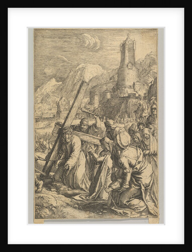 Christ Carrying the Cross, from The Passion of Christ, ca. 1623 by Ludovicus Siceram