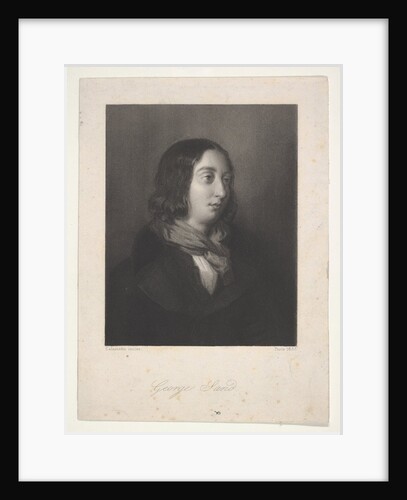 Portrait of George Sand, 1837 by Luigi Calamatta