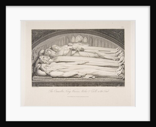The Counsellor, King, Warrior, Mother & Child in the Tomb, from The Grave, a Poem…, March 1, 1813 by Luigi Schiavonetti