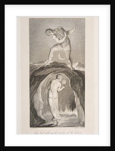 The Soul Exploring the Recesses of the Grave, from The Grave, a Poem by Robert Bl…, March 1, 1813 by Luigi Schiavonetti