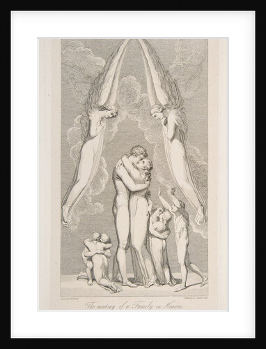 The Meeting of a Family in Heaven, from The Grave, a Poem by Robert Blair, March 1, 1813 by Luigi Schiavonetti