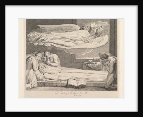 The Death of the Good Old Man, from The Grave, a Poem by Robert Blair, March 1, 1813 by Luigi Schiavonetti