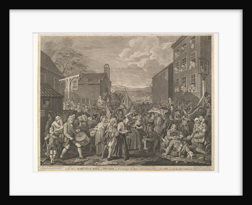 The March to Finchley-A Representation of the March of the Guards towards Scotla…, June 12, 1761 by Luke Sullivan