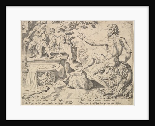 Reuben [Genesis 49:3-4], from the series The Twelve Patriarchs, 1550 by Dirck Volkertsen Coornhert